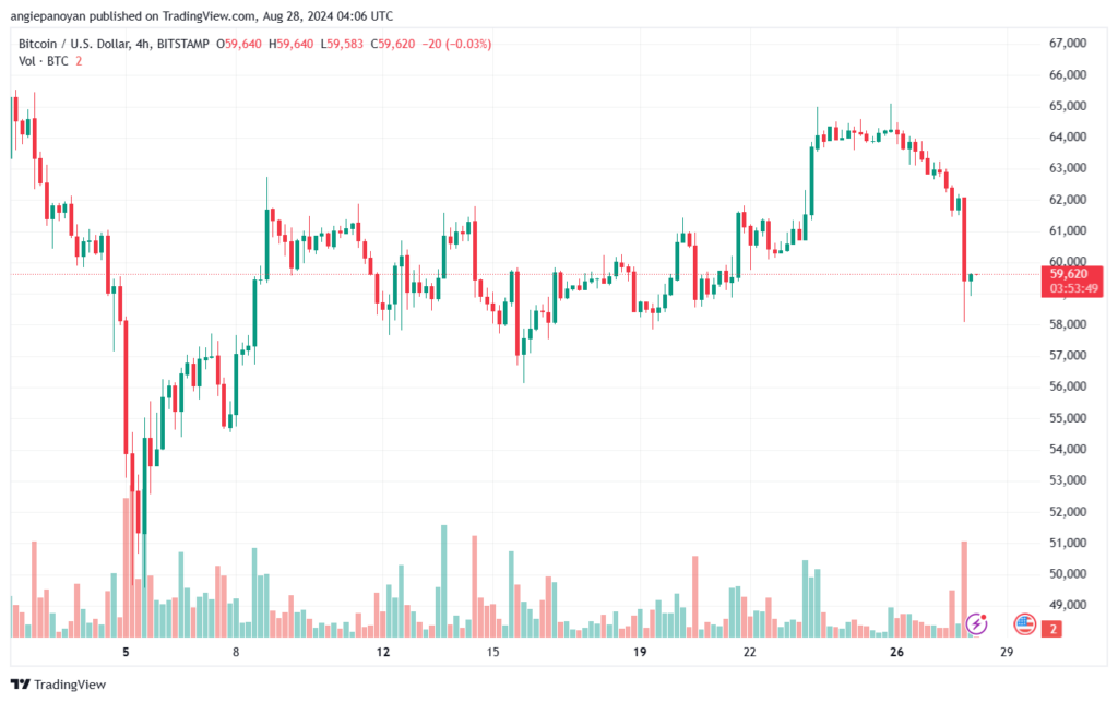 تحليل البتكوين دولار BTCUSD-28-8-2024