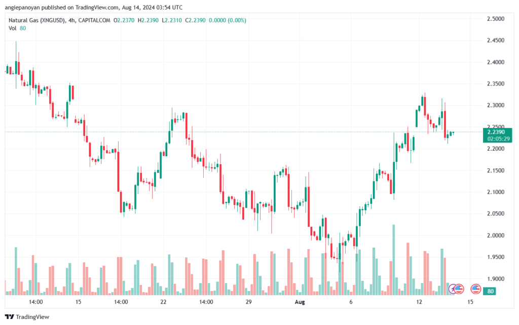 تحليل الغاز الطبيعي 14-8-2024 NATURAL GAS