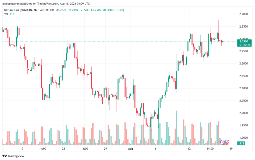 تحليل الغاز الطبيعي 16-8-2024 NATURAL GAS