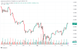 تحليل الفضة 19-8-2024 SILVER XAGUSD