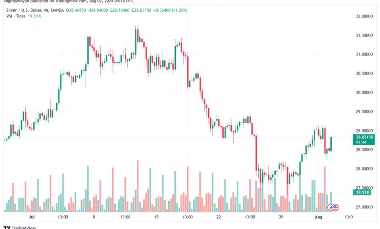 تحليل الفضة 2-8-2024 SILVER XAGUSD
