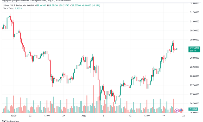 تحليل الفضة 21-8-2024 SILVER XAGUSD