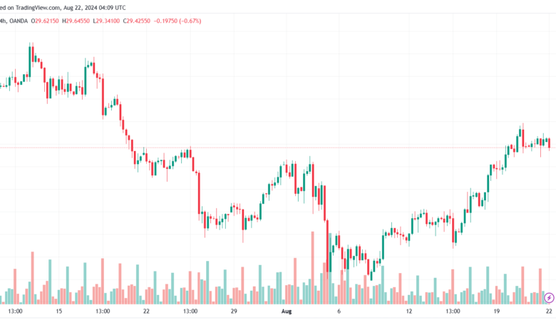 تحليل الفضة 22-8-2024 SILVER XAGUSD