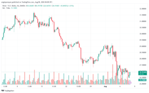 تحليل الفضة 8-8-2024 SILVER XAGUSD