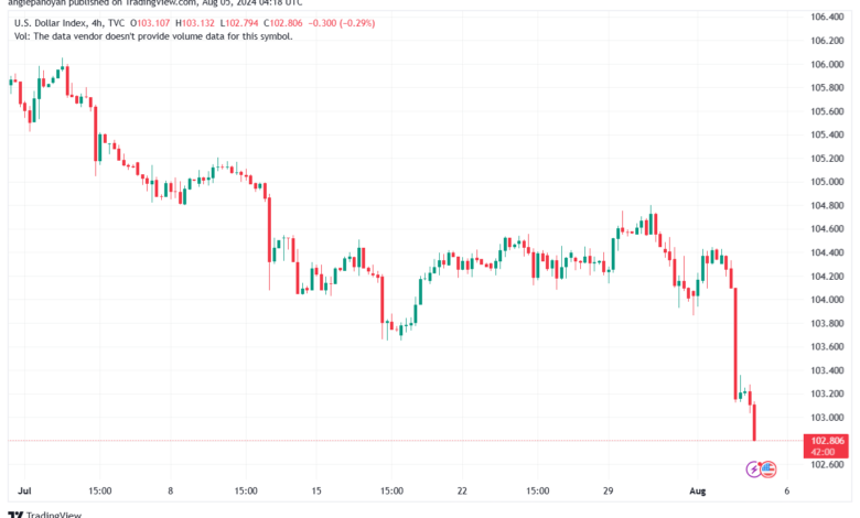 تحليل مؤشر الدولار الامريكي- Dollar Index (DXY)- 582024