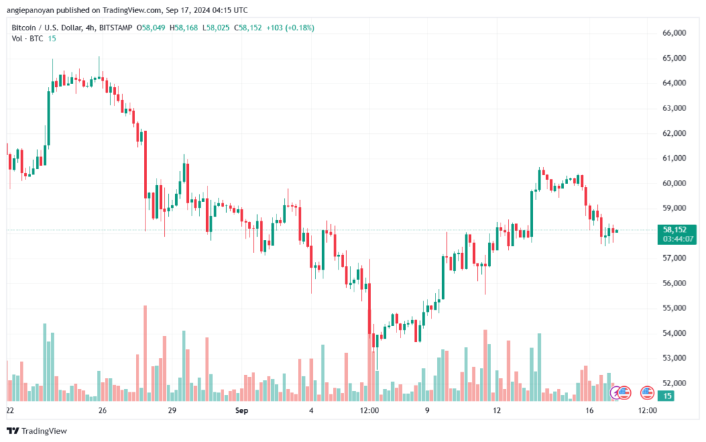 تحليل البتكوين دولار BTCUSD-17-9-2024