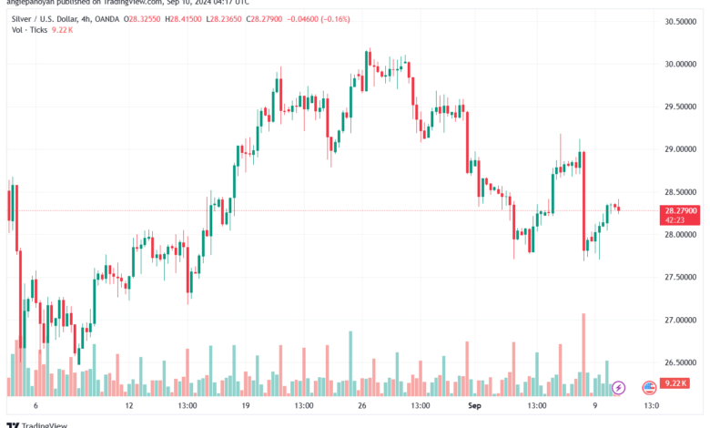 تحليل الفضة 10-9-2024 SILVER XAGUSD