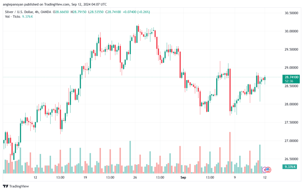 تحليل الفضة 12-9-2024 SILVER XAGUSD
