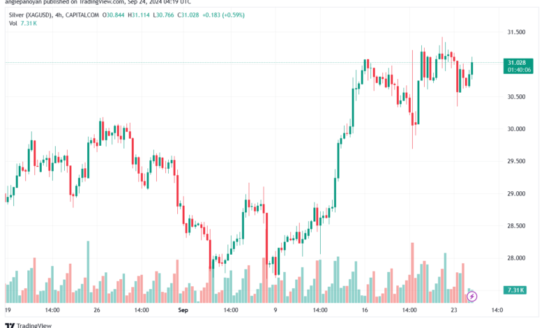 تحليل الفضة 24-9-2024 SILVER XAGUSD