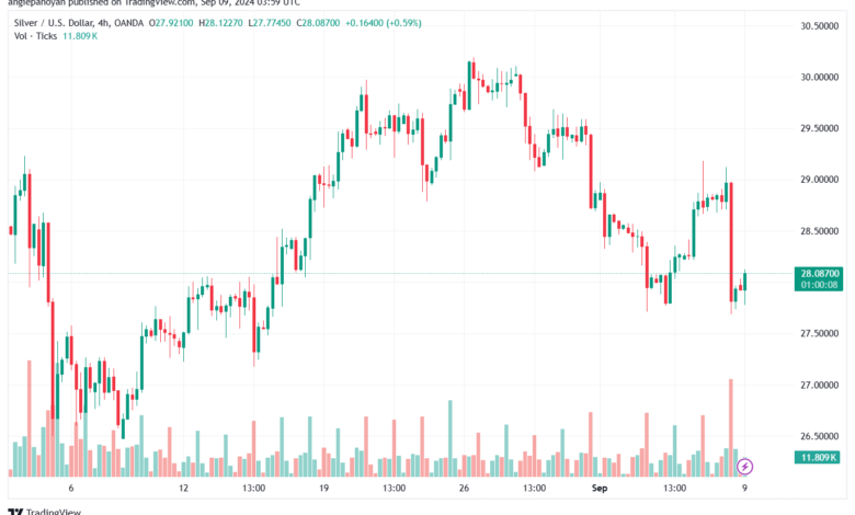 تحليل الفضة 9-9-2024 SILVER XAGUSD