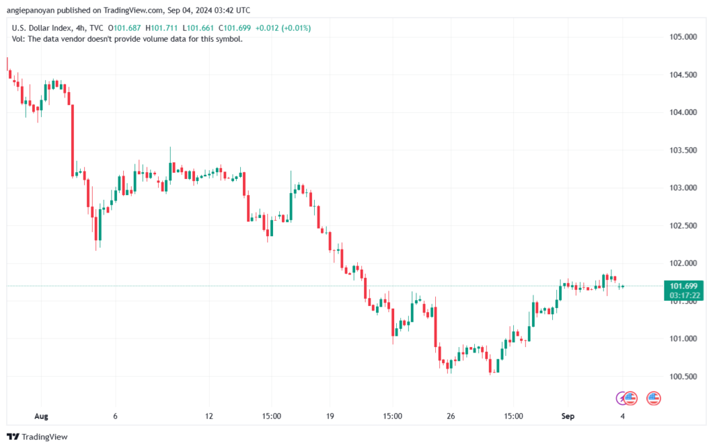 تحليل مؤشر الدولار الامريكي- Dollar Index (DXY)-492024