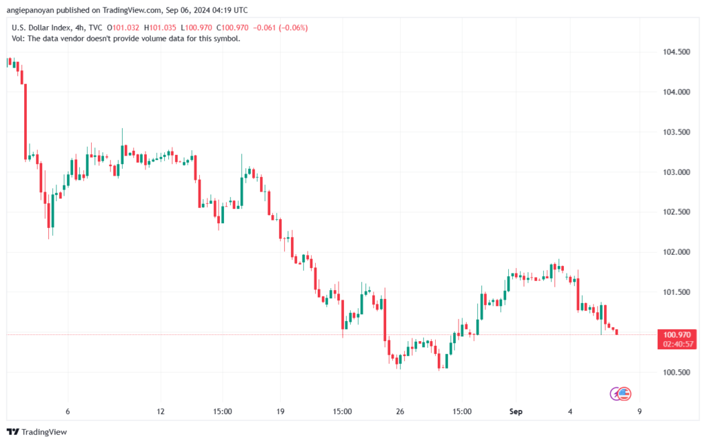 تحليل مؤشر الدولار الامريكي- Dollar Index (DXY)-692024