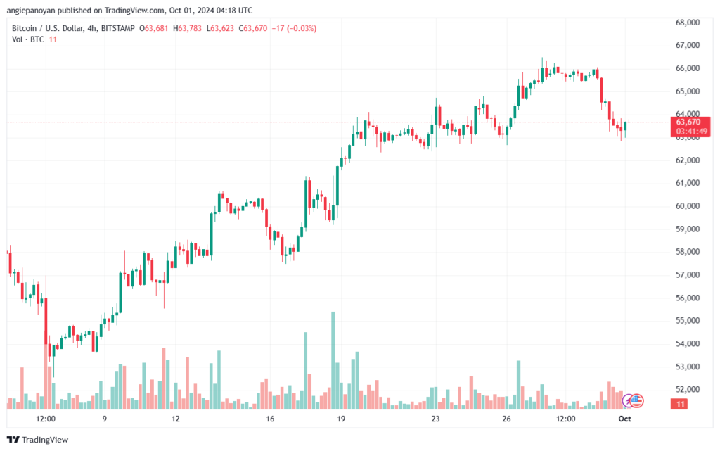 تحليل البتكوين دولار BTCUSD-1-10-2024