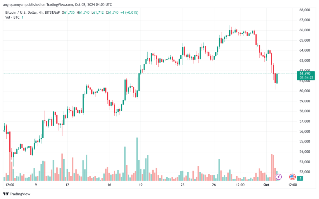 تحليل البتكوين دولار BTCUSD-2-10-2024