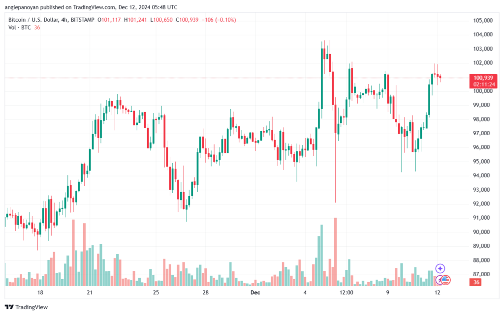 تحليل البتكوين دولار BTCUSD-12-12-2024