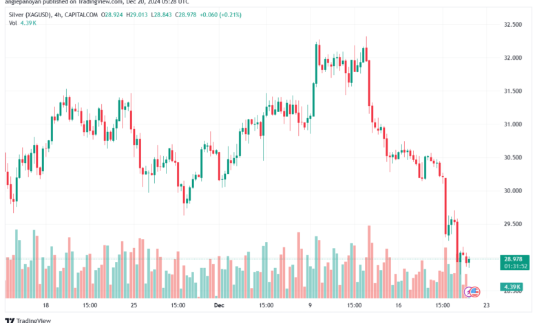 تحليل الفضة 20-12-2024 SILVER XAGUSD