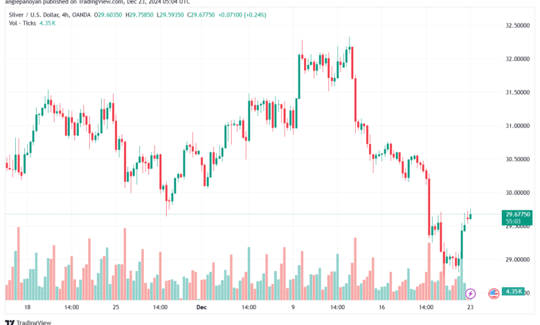 تحليل الفضة 23-12-2024 SILVER XAGUSD