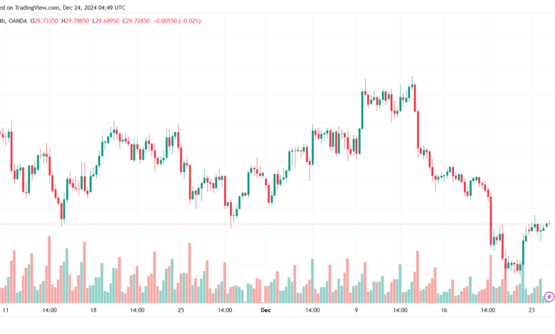 تحليل الفضة 24-12-2024 SILVER XAGUSD