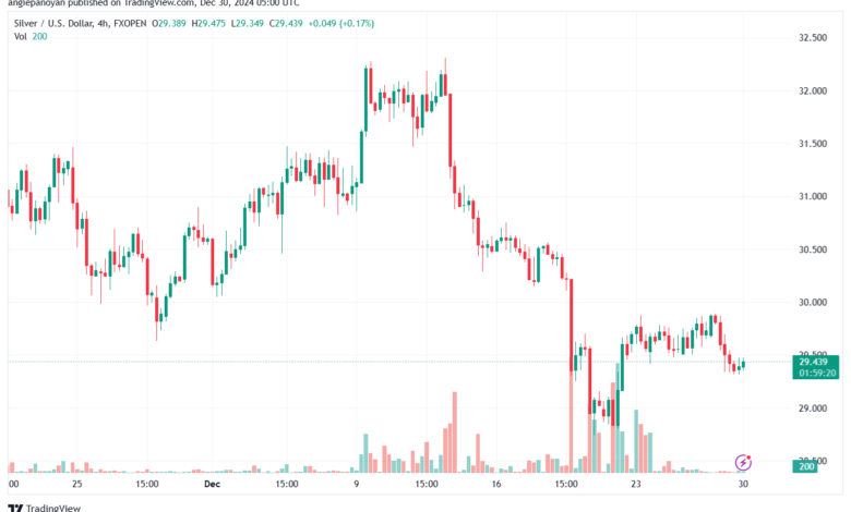 تحليل الفضة 30-12-2024 SILVER XAGUSD