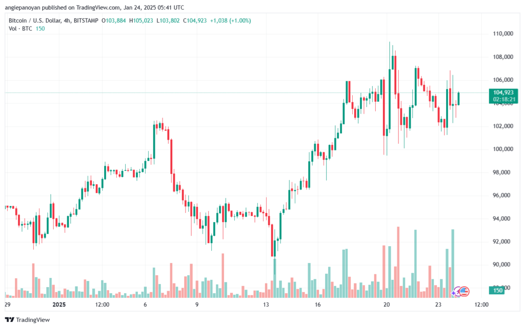 تحليل البتكوين دولار BTCUSD-24-1-2025