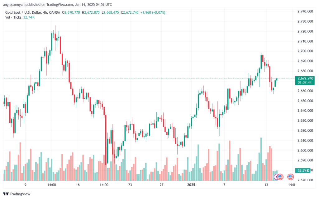 تحليل الذهب-XAUUSD-14-1-2025