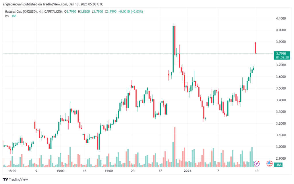 تحليل الغاز الطبيعي NATURAL GAS 13-1-2025