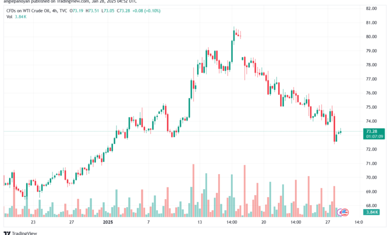تحليل النفط CRUDE OIL -28-1-2025