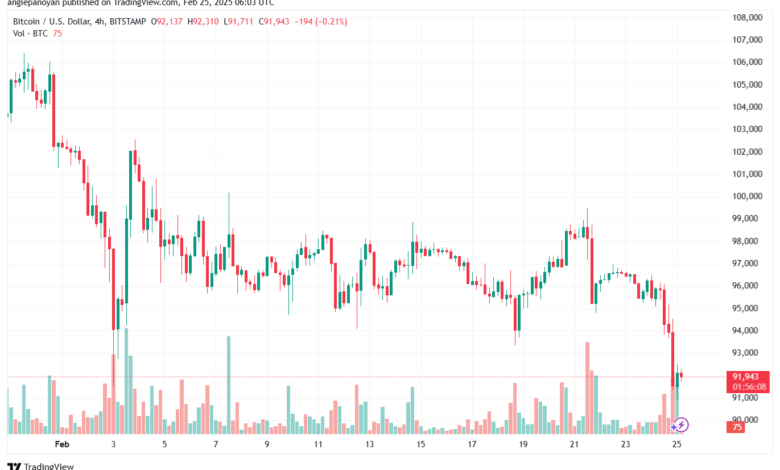 تحليل البتكوين دولار BTCUSD-25-2-2025