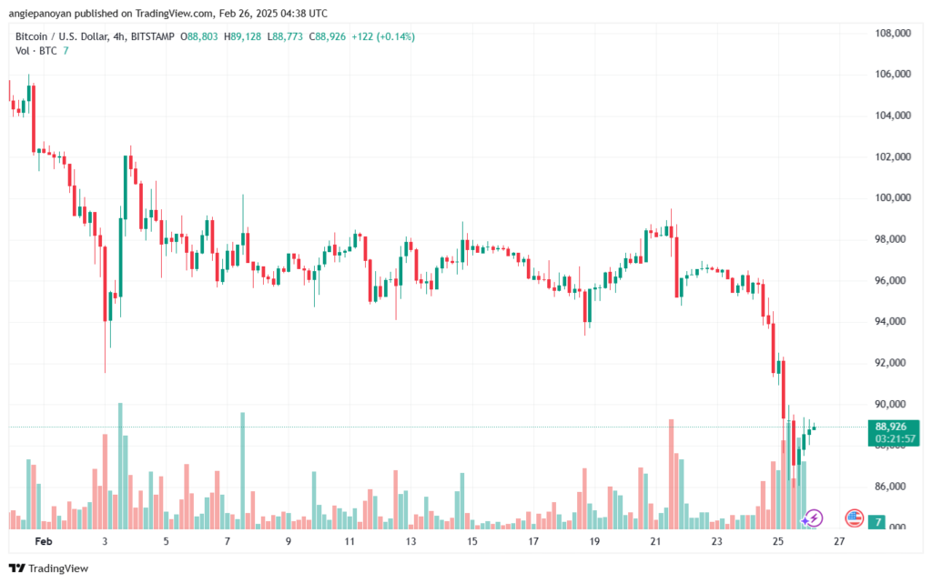 تحليل البتكوين دولار BTCUSD-26-2-2025