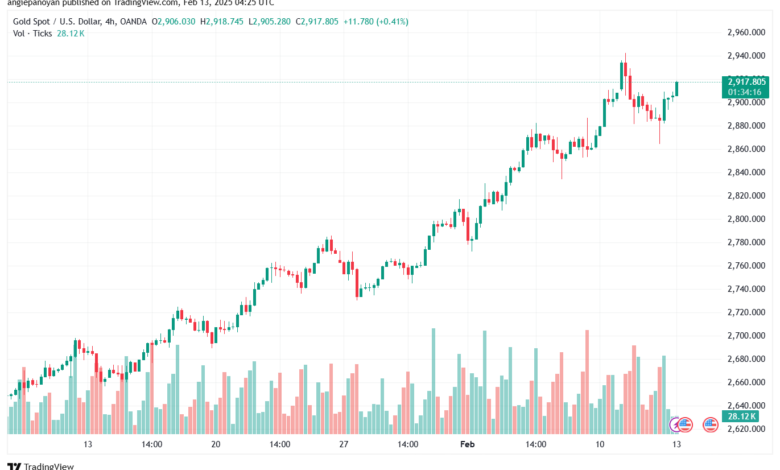 تحليل الذهب-XAUUSD-13-2-2025