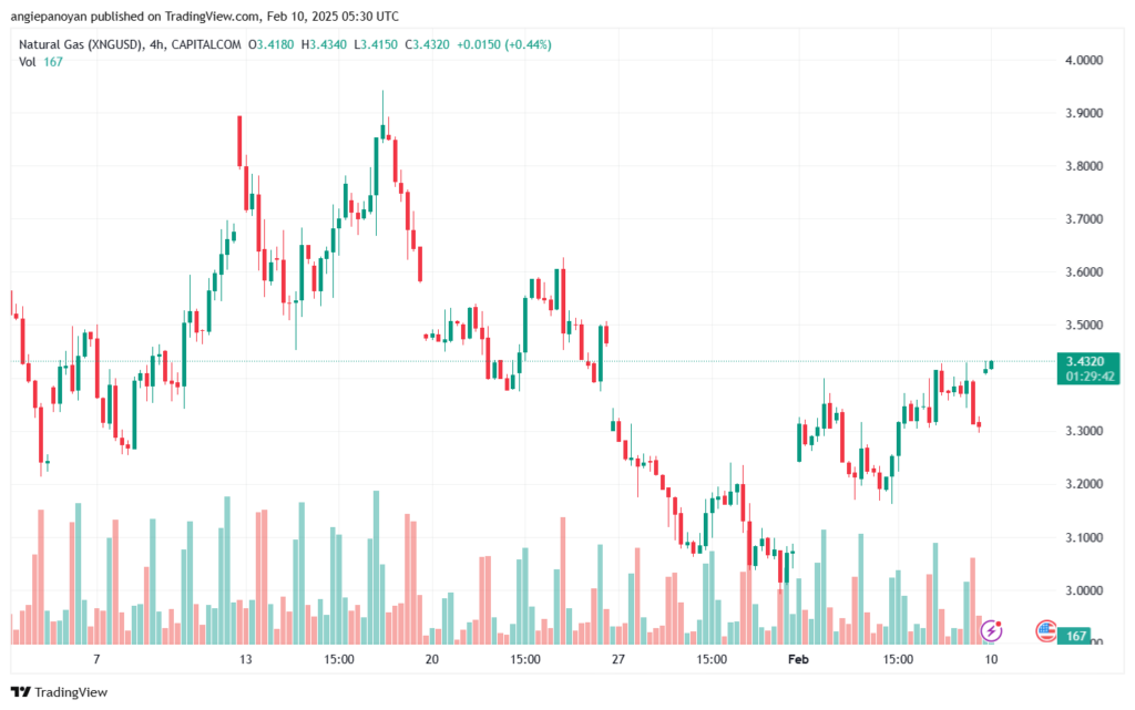 تحليل الغاز الطبيعي NATURAL GAS 10-2-2025