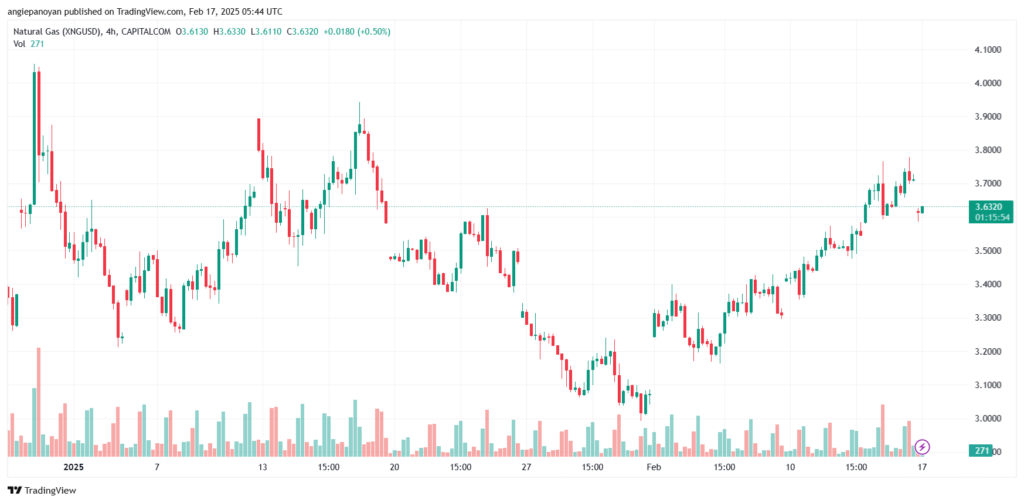 تحليل الغاز الطبيعي NATURAL GAS 17-2-2025