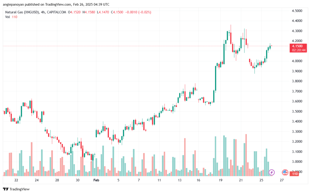 تحليل الغاز الطبيعي NATURAL GAS 26-2-2025
