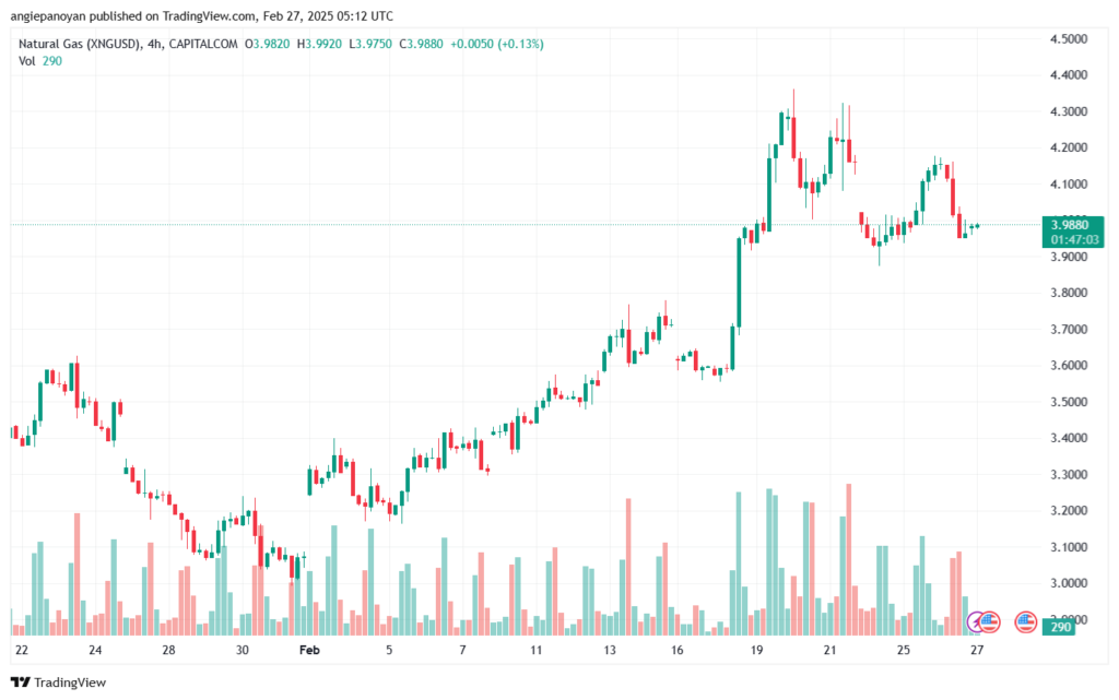 تحليل الغاز الطبيعي NATURAL GAS 27-2-2025