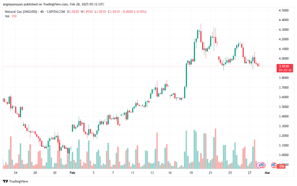 تحليل الغاز الطبيعي NATURAL GAS 28-2-2025