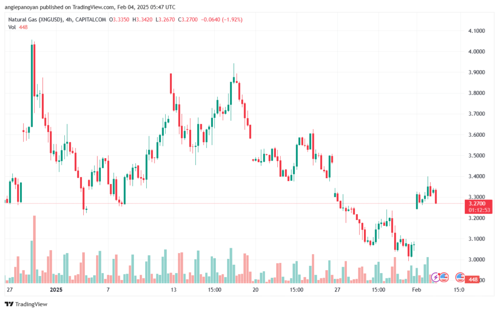 تحليل الغاز الطبيعي NATURAL GAS 4-2-2025