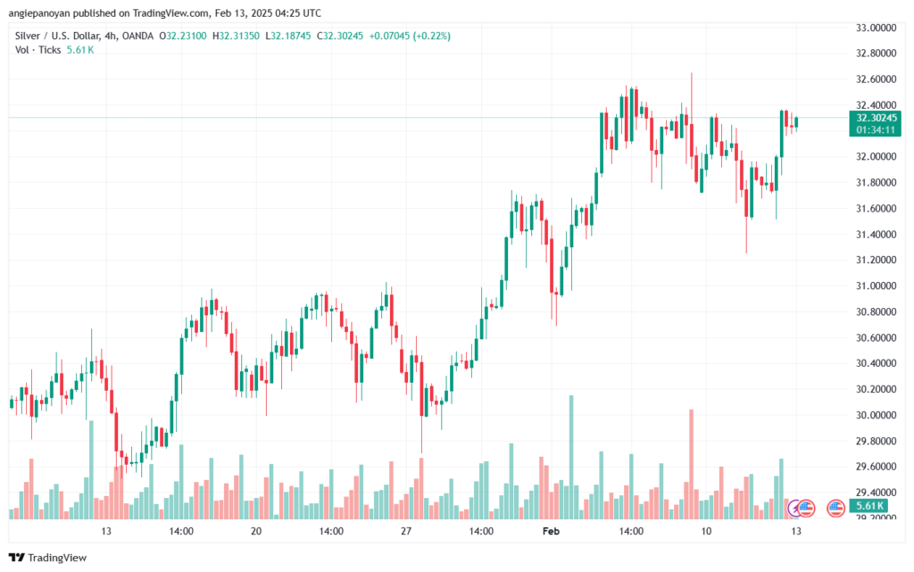 تحليل الفضة 13-2-2025 SILVER XAGUSD