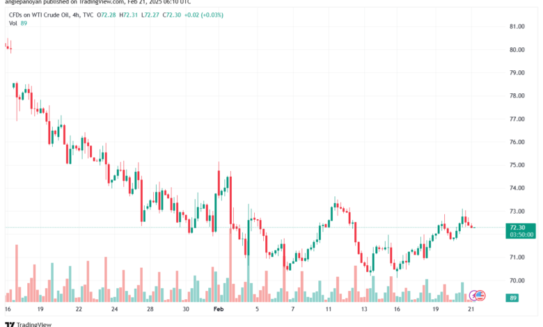 تحليل النفط CRUDE OIL -21-2-2025