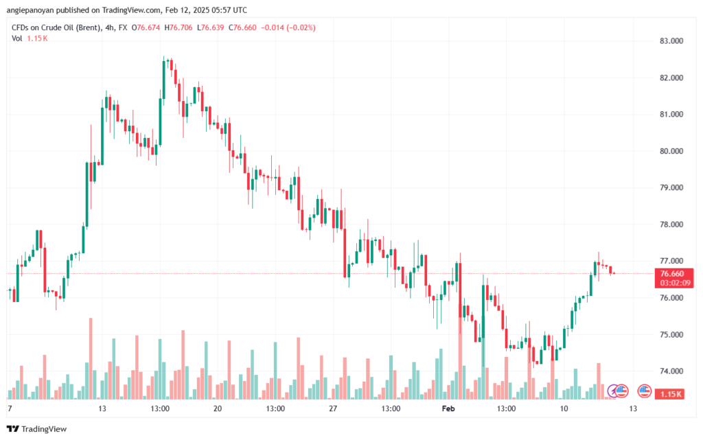 تحليل خام 12-2-2025 BRENT OIL
