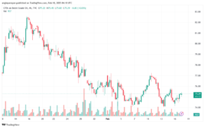 تحليل خام 18-2-2025 BRENT OIL