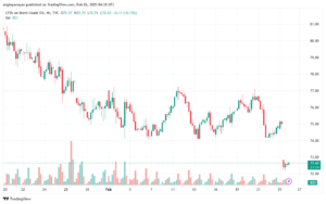 تحليل خام 26-2-2025 BRENT OIL