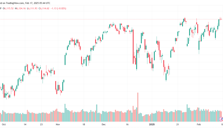 تحليل ستاندرد آند بورز 17-2-2025 S&P 500