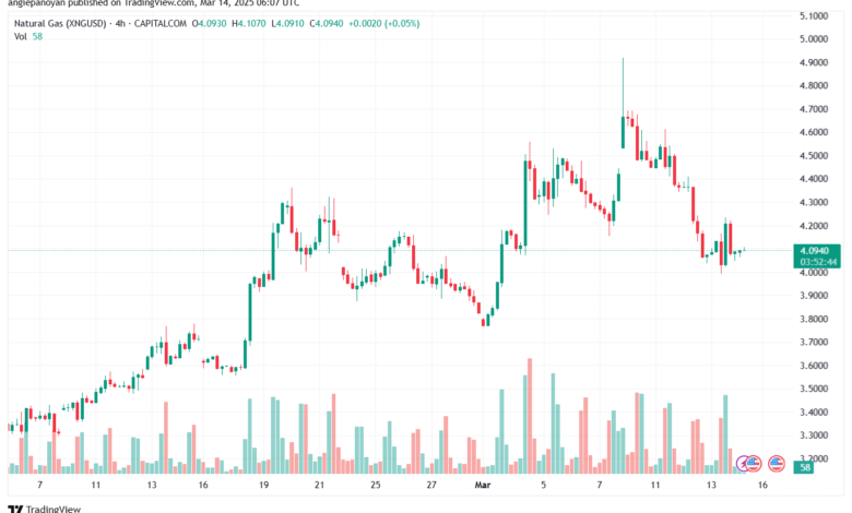 تحليل الغاز الطبيعي NATURAL GAS 14-3-2025