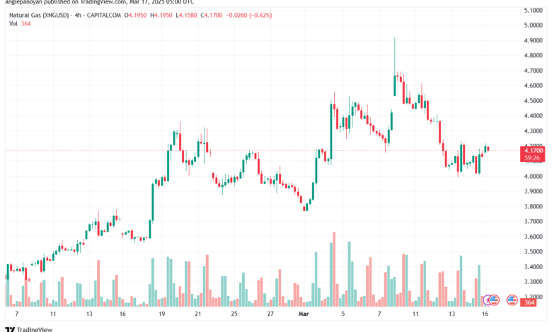 تحليل الغاز الطبيعي NATURAL GAS 17-3-2025