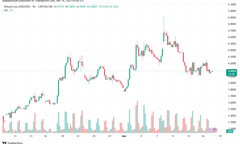 تحليل الغاز الطبيعي NATURAL GAS 18-3-2025