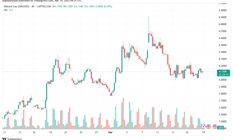 تحليل الغاز الطبيعي NATURAL GAS 19-3-2025