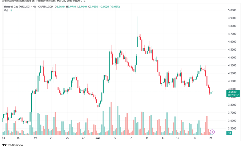 تحليل الغاز الطبيعي NATURAL GAS 21-3-2025
