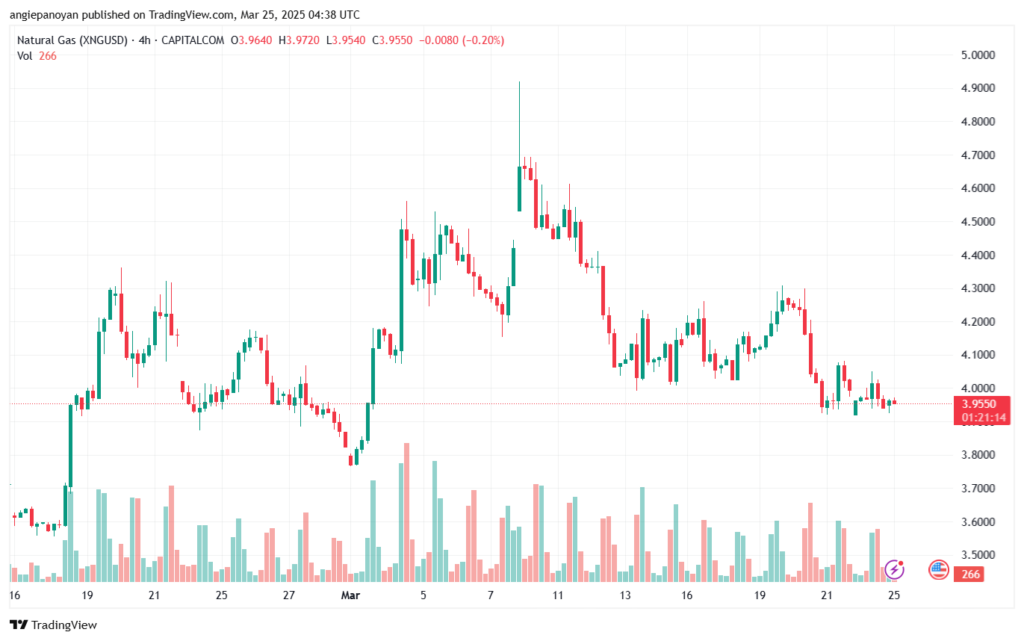 تحليل الغاز الطبيعي NATURAL GAS 25-3-2025
