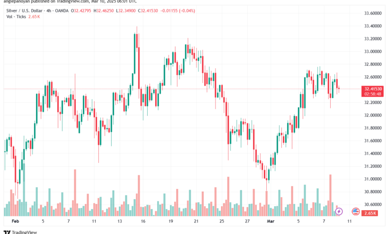 تحليل الفضة 10-3-2025 SILVER XAGUSD