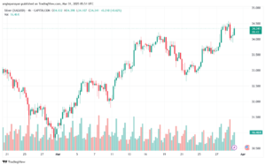 تحليل الفضة 31-3-2025 SILVER XAGUSD